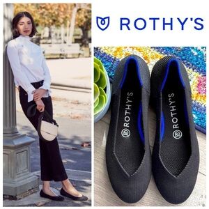 NWOT Rothy's The Daily Flat in Black